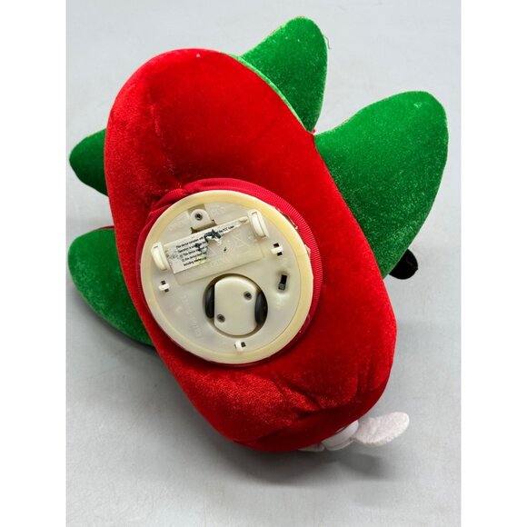 Santa On Airplane Plush Toy Decoration with Musical Feature Used READ - Picture 6 of 8